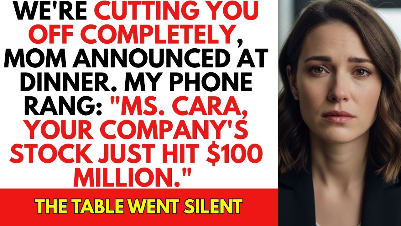 At the Family Meeting, They Cut Me Off—Then My Assistant Called 