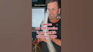 Leaders: Ask THIS question in your next 1:1s with your people 🔥🙌🏻 #management #leadership