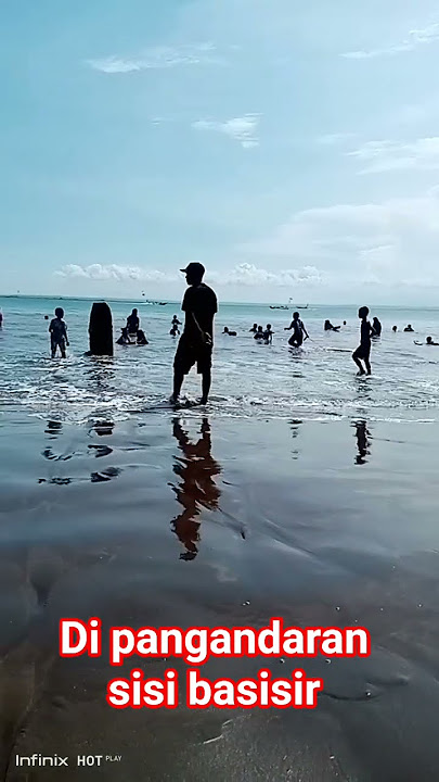 di Pangandaran sisi basisir#pantai #lautpangandaran @anakrantauopicial