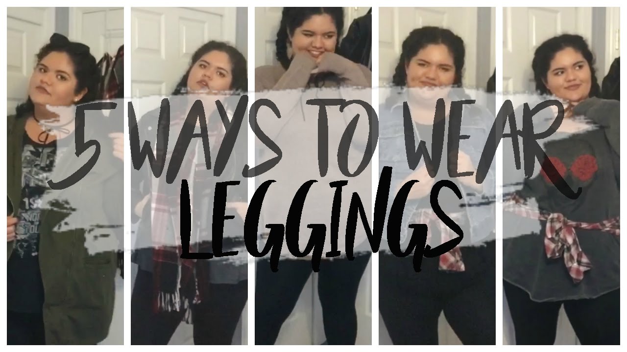 5 Ways To Wear Black Leggings 