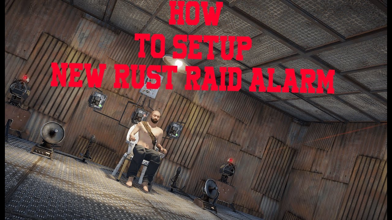 Rust How to setup Rust+ Raid Alarm YouTube