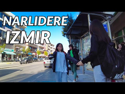 Izmir Turkey 2023 Explore The Beautiful Narlıdere District 4K 60fps Walking Tour