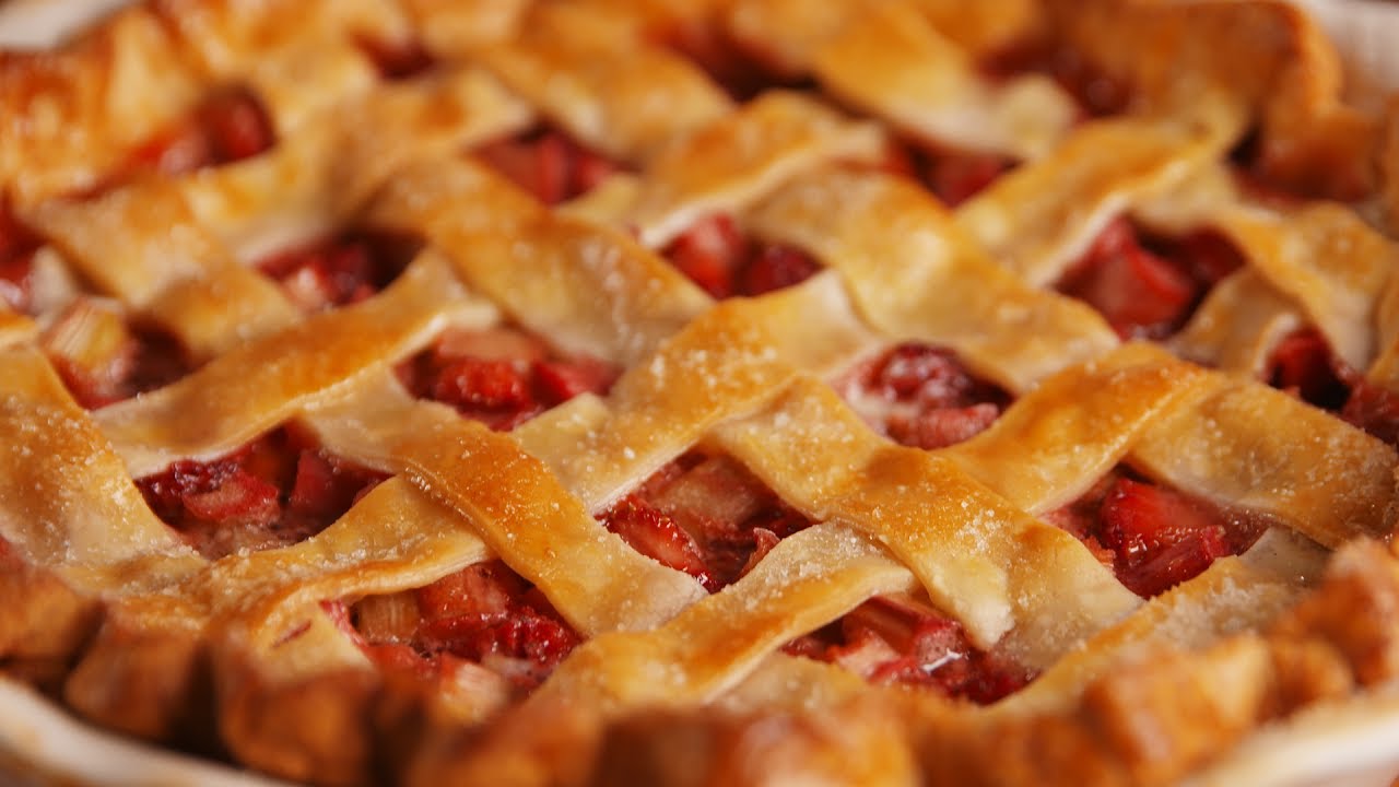 Strawberry Rhubarb Pie | Delish