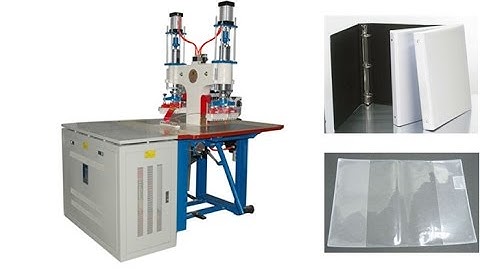 How to make pvc file binder/pvc file folder with high frequency welding machine