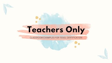 8. Second Language Reading, Writing, and Grammar Micro Lesson - Warm-up