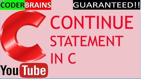 CONTINUE KEYWORD IN C ||  LECTURE 13 PART 2 || HINDI  ||  C BY AWANISH SIR