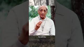 The Wisest Words Of Krishnamurti shorts youtubeshorts wisdom krishnamurti