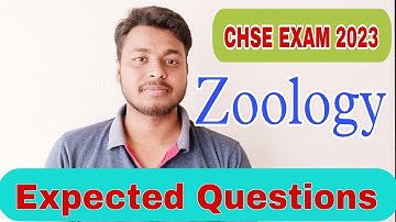 Zoology Selection Questions for CHSE Exam +2 Second Year science