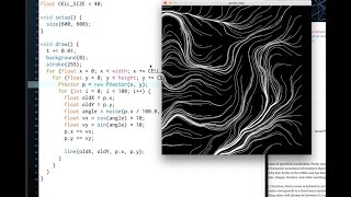 Coding Time-Lapse: Flow Field Experiments