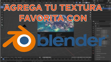COMO AGREGAR TEXTURAS con BLENDER en 2023!