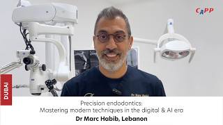 Invitation to the hands-on course with Dr Marc Habib in Dubai, organised by CAPP.