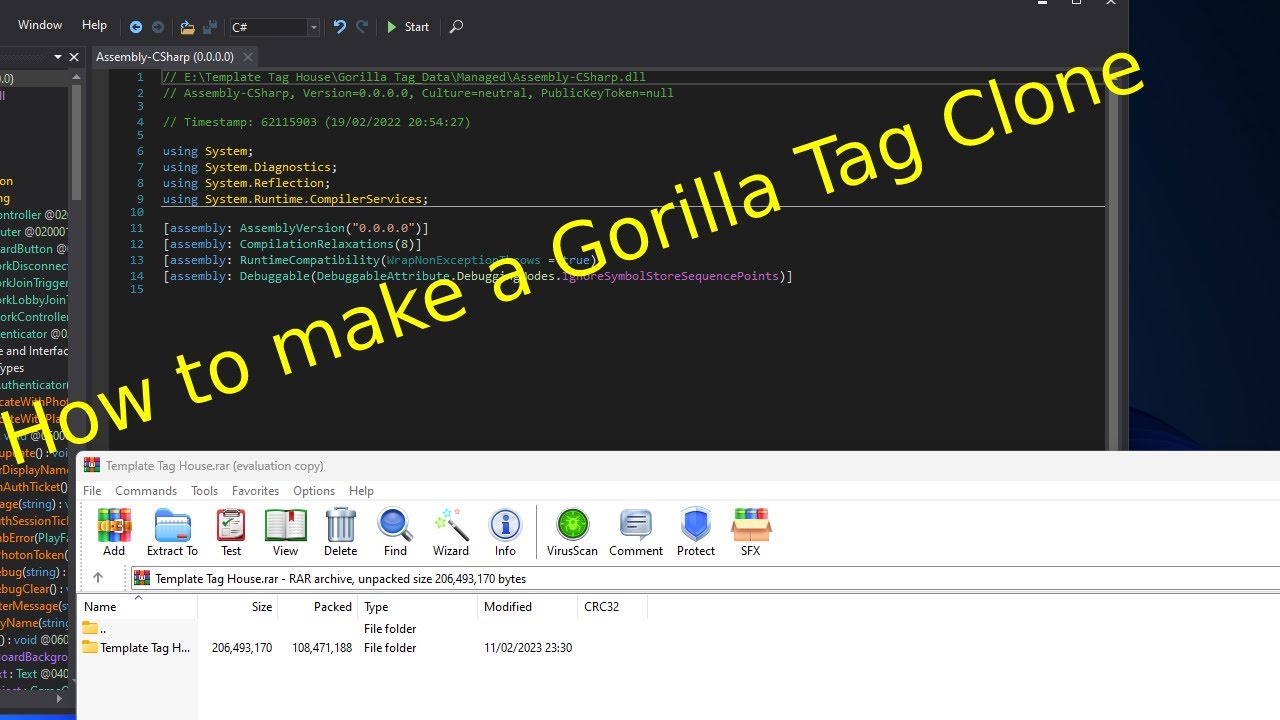 How to make a gorilla tag copy apk｜TikTok Search