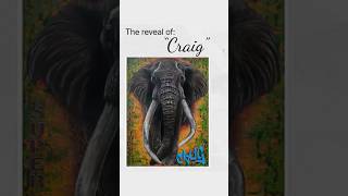 The full reveal of Craig my brand new painting now released #art #painting #wildlife