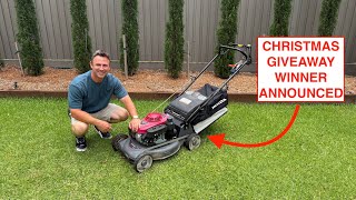 WINNER of the CHRISTMAS GIVEAWAY ANNOUNCED.