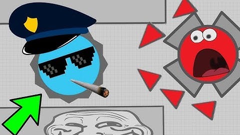 Diep.io FUNNY POLICE TROLL // INSANE FUUNIEST MOMENTS // FT Wormate.io