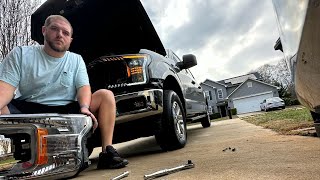 The First Mod To The 2019 F 150 Acanii LED Headlights