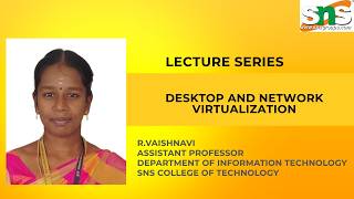 Desktop and Network Virtualization I Cloud Computing and its Applications I SNS INSTITUTIONS
