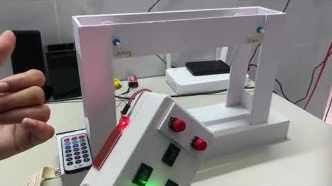 Mô hình giàn phơi đồ thông minh cảm biến mưa điều khiển bằng Arduino