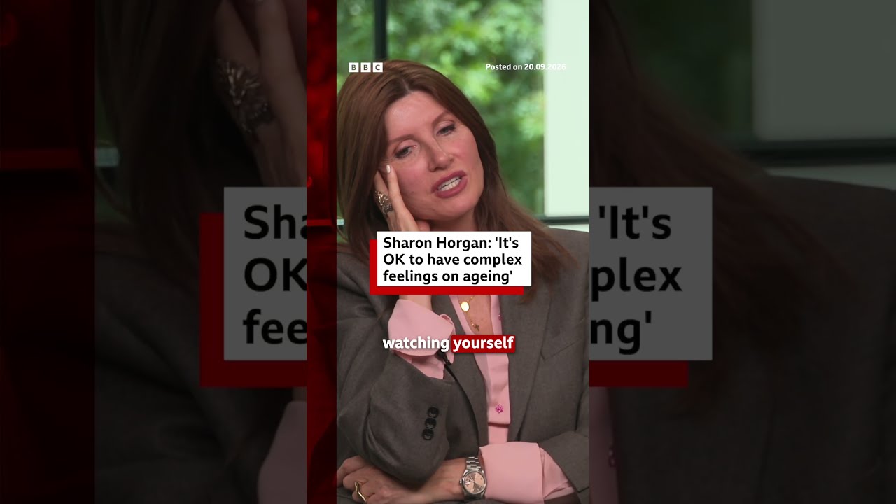 Sharon Horgan: 'It's OK to have complex feelings on ageing’. #BBCNews