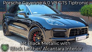 Porsche Cayenne 4.0 V8 GTS Tiptronic registered October 2020 (70) finished in Jet Black Metallic