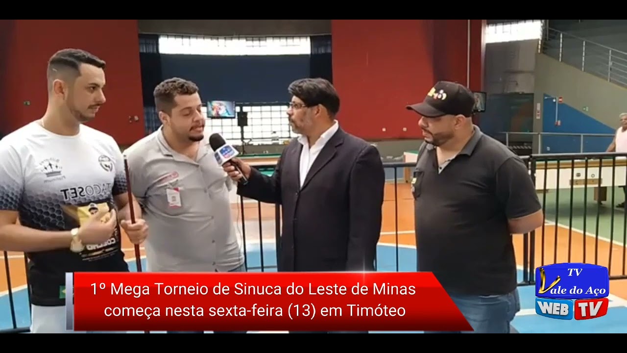 Timóteo vai sediar 1º Mega Torneio de Sinuca do Leste de Minas