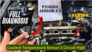 Kia Seltos Water Temperature Sensor 2 Circuit High | How To Fix P218500 | SENS CAR 