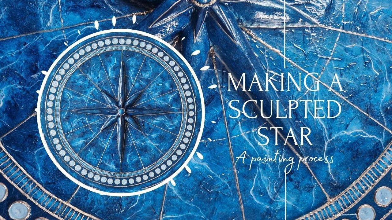 Sculpting a 3D Celestial Star│Textured Art Process