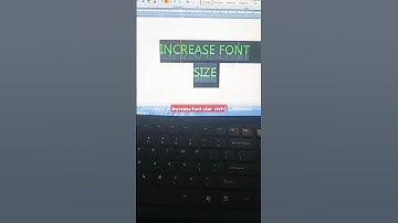 shortcut keys se font size😍increase keise kare #trending#youtube shorts #computer education#ytshorts