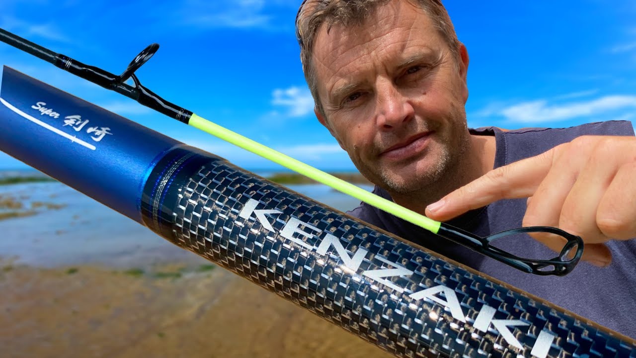 THE best beach rod for Sea fishing - Review of the Kenzaki Surf rod. The  Great British Surf rod 