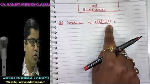 IFRS 3 (Ind AS 103) - Business Combination for ACCA Diploma in IFRS (Lect. 1) : By CA.Ranjay Mishra