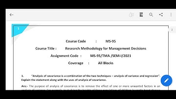 MS 95 Solved Assignment 2021 / pdf Solved watsapp me 6203869593 #ignou