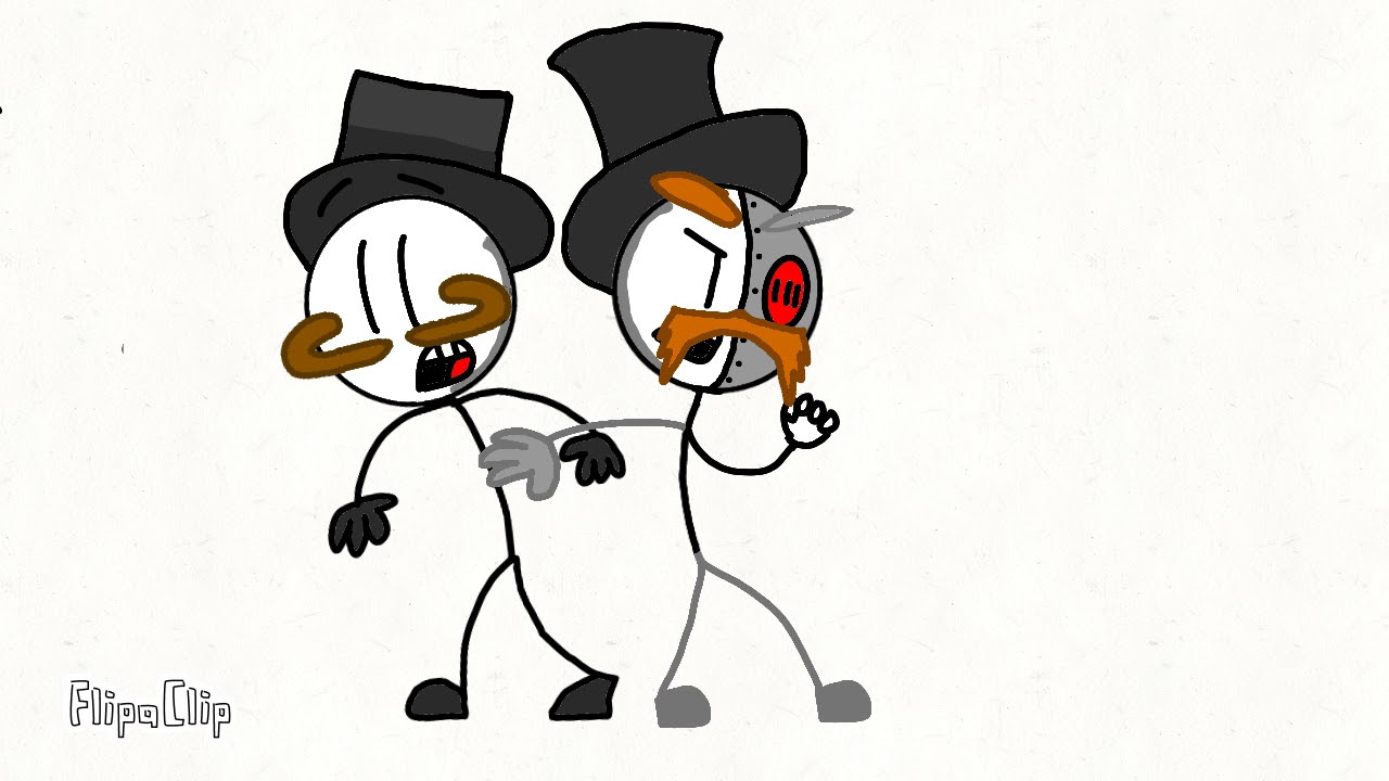 Reginald and Right hand man test art