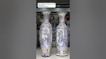 Lộc Bình Bát Tràng Vẽ Tay Loại Đẹp #battrangvietnam #homedecor #phongthuy #dogohoptrang