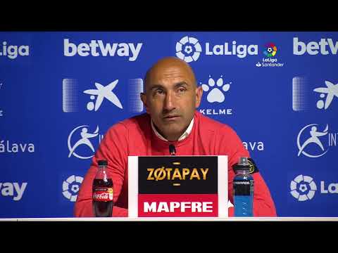 Rueda de prensa D. Alavés vs Girona FC. - Rueda de prensa D. Alavés vs Girona FC.