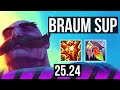 BRAUM & Kai'Sa vs LEBLANC & Jhin (SUP) | KR Master | 25.24