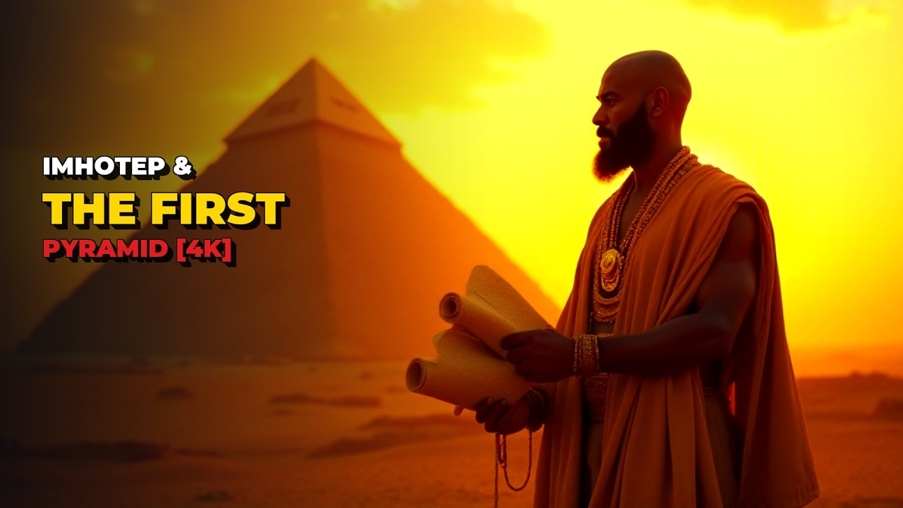 Imhotep & The Step Pyramid: The World's First Stone Monument [4K] - YouTube
