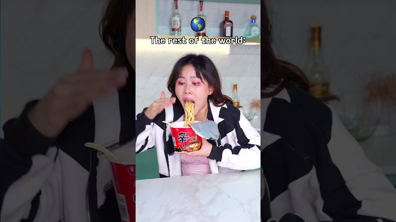How Koreans Eat Ramen VS The Rest Of World 