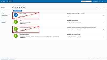 Create an OCI Object Storage Compartment for Oracle Content and Experience Cloud