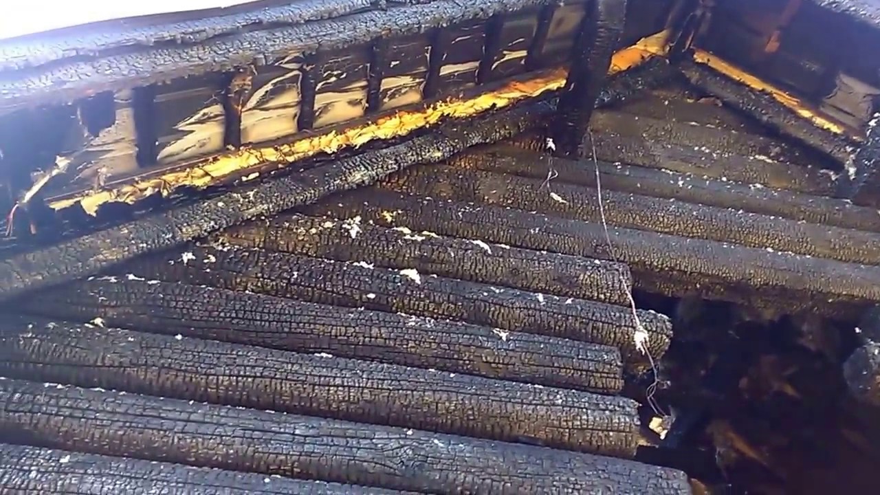 To co pozostało po pożarze domu w Korczynie