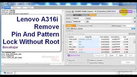 Lenovo A316i Remove Pin Lock Without Root And Data No Lost By UFI Box