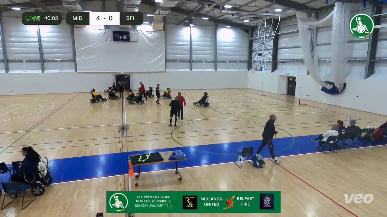 Association of Irish Powerchair Football Live Stream