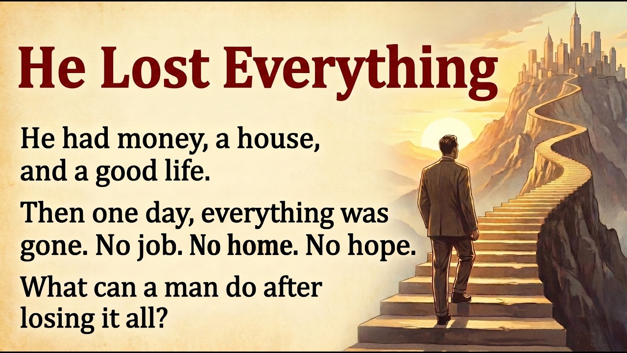 English Story for Level 2 | He Lost Everything But Got Rich Again ...