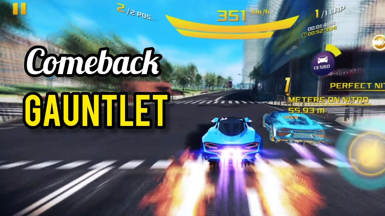 Asphalt 8 | Come back gauntlet races 😍 - YouTube