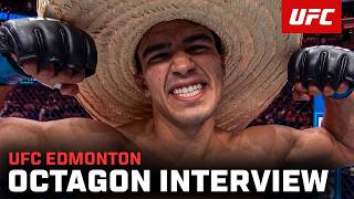 Cristian Pérez Octagon Interview | UFC Edmonton