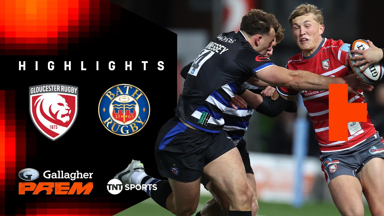 KINGSHOLM DOMINATION! 🔥 | Gloucester vs Bath | Gallagher PREM Rugby Highlights
