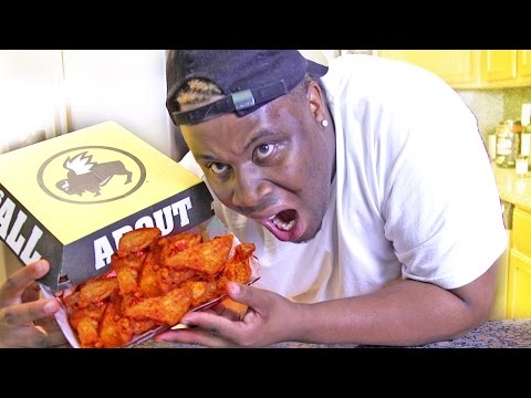 BLAZIN BUFFALO WILD WINGS CHALLENGE!!!!!