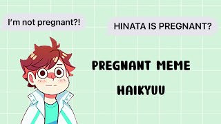 Pregnant meme - Haikyuu!! texts