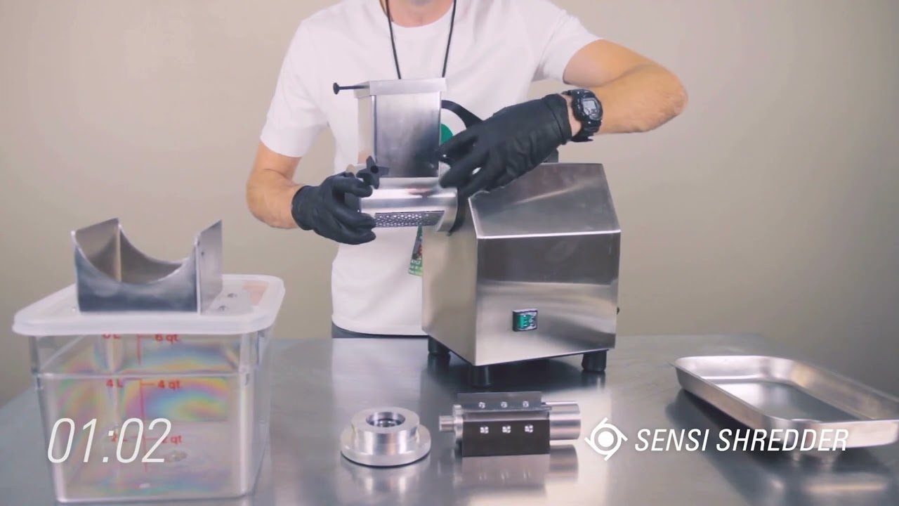Commercial Cannabis Shredder Assembly