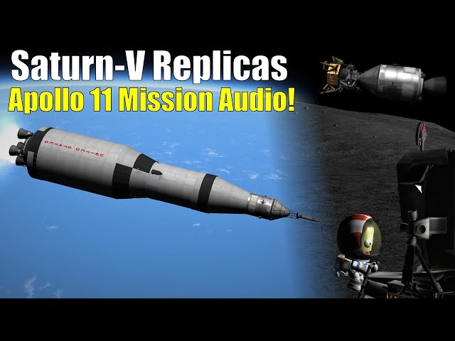 SaturnV with Apollo 11 Audio - GRUK KSP Part 11 - YouTube