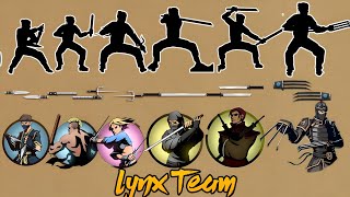 Enemy Weapons🥵 Vs Lynx Team😱 Fight🔥 #shadow #shadowfight2 #gaming #ninjagaming Ninja gaming 8.0